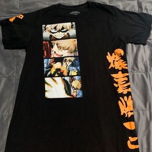 Funimation My Hero Academia Bakugo Rage Progression Graphic T-Shirt.